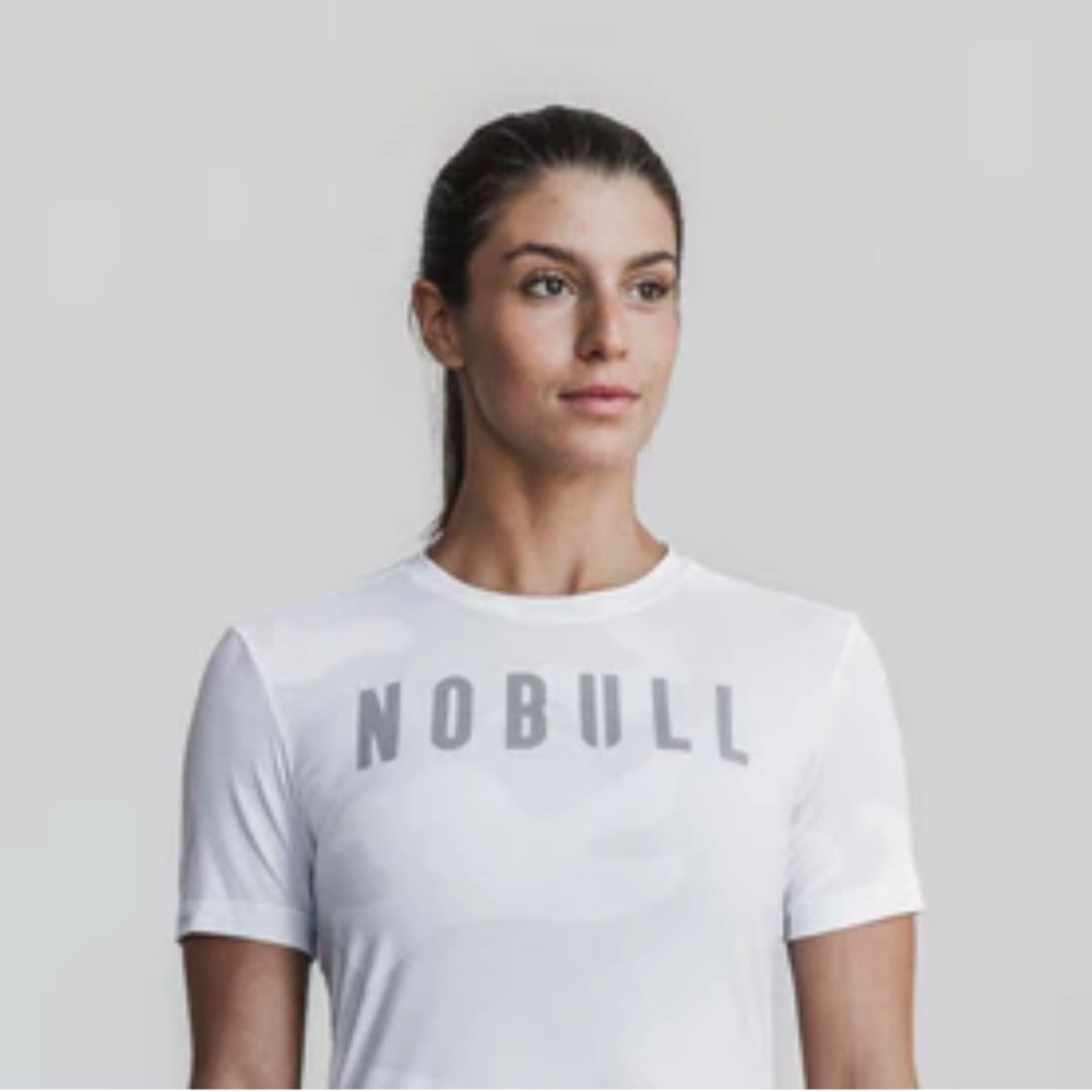 Women’s White Camo NOBULL Tee